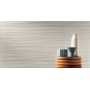 3D WALL PLASTER COMBED WHITE 50X120 Rektifizierte