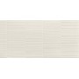 3D WALL PLASTER BARCODE WHITE 50X120 Rektifizierte