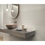 3D WALL PLASTER BARCODE WHITE 50X120 Rektifizierte