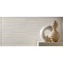 3D WALL PLASTER BARCODE WHITE 50X120 Rektifizierte