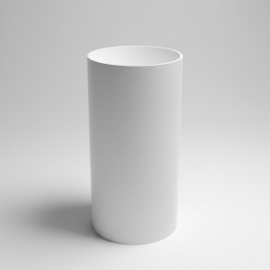Lavabo Freestanding Tondo Scarico A Terra Senza Foro Rubinetteria Cristalplant Bianco Opaco L. 44 A. 87 P. 44 Lavabo Freestanding Tondo Scarico A Terra Senza Foro Rubinetteria Cristalplant Bianco Opaco L. 44 A. 87 P. 44