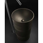 KERASAN ARTWORK LAVABO FREESTANDING BARREL BORGOGNA MATT
