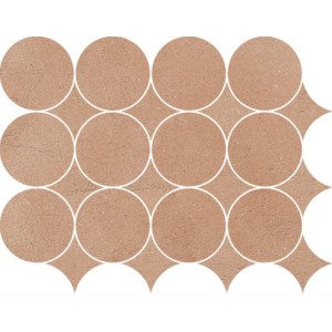 SLOW COTTO MOSAICO CIRCOLARE 32.1x41.6 MATT