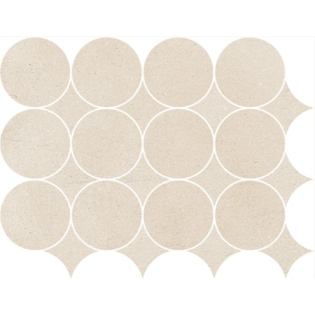 SLOW POMICE MOSAICO CIRCOLARE 32.1x41.6 MATT