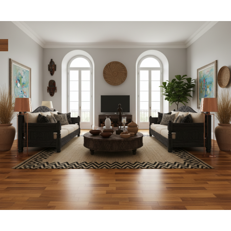 Afromosia Massiccio 60x250 mm St10mm