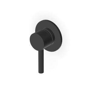 PAN DUSCHMISCHER OHNE UMSCHALTER MATT SCHWARZ