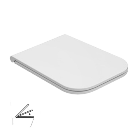 GLOBO STONE COPRIVASO RIMOVIBILE C/SOFT CLOSE PER VASO DA 52 CM