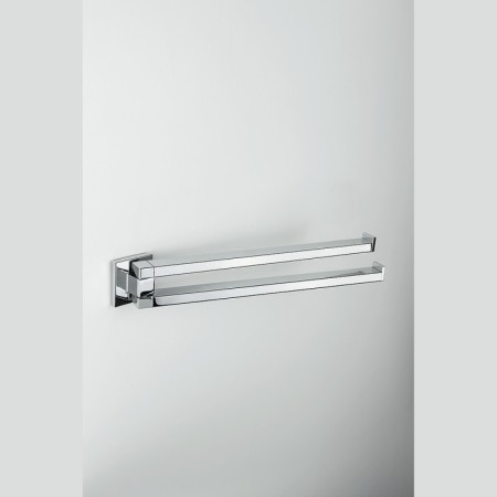 COLOMBO ACCESSORI BAGNO BASIC Q PORTA SALVIETTE DOPPIO SNODO