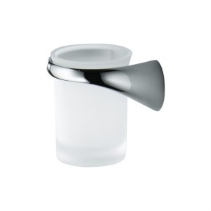 COLOMBO ACCESSORI BAGNO LINK BICCHIERE PORTA SPAZZOLINI DA MURO SX