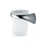 COLOMBO ACCESSORI BAGNO LINK BICCHIERE PORTA SPAZZOLINI DA MURO SX