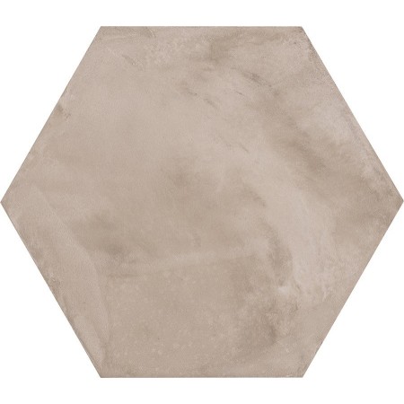 MARCA CORONA TERRA GRIGIO ESAGONA 25X21.6