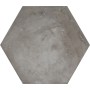 MARCA CORONA TERRA ANTRACITE ESAGONA 25X21.6