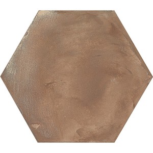 MARCA CORONA TERRA ROSSO ESAGONA 25X21.6