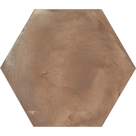 MARCA CORONA TERRA ROSSO ESAGONA 25X21.6