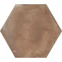 MARCA CORONA TERRA ROSSO ESAGONA 25X21.6