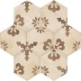 MARCA CORONA TERRA MIX GIGLI ESAGONA VERS. C 25X21.6