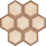 MARCA CORONA TERRA CORNICE ESAGONA VERS. C 25X21.6