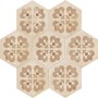 MARCA CORONA TERRA GIGLIO ESAGONA VERS. C 25X21.6