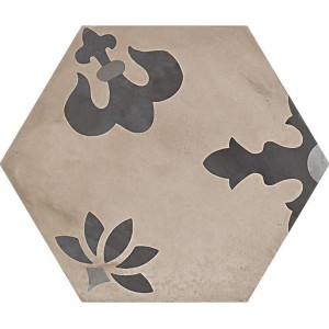 MARCA CORONA TERRA MIX GIGLI ESAGONA VERS. F 25X21.6