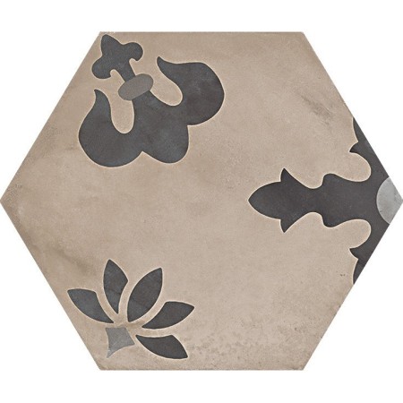 MARCA CORONA TERRA MIX GIGLI ESAGONA VERS. F 25X21.6