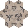 MARCA CORONA TERRA MIX GIGLI ESAGONA VERS. F 25X21.6