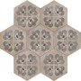 MARCA CORONA TERRA GIGLIO ESAGONA VERS. F 25X21.6