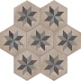 MARCA CORONA TERRA STELLA ESAGONA VERS. F 25X21.6