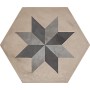 MARCA CORONA TERRA MIX ESAGONA VERS. F 25X21.6