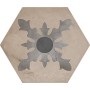 MARCA CORONA TERRA MIX ESAGONA VERS. F 25X21.6