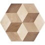 MARCA CORONA TERRA MIX ESAGONA VERS. C 25X21.6