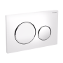 GEBERIT SIGMA 20 PLACCA BIANCA-CROMO-BIANCA