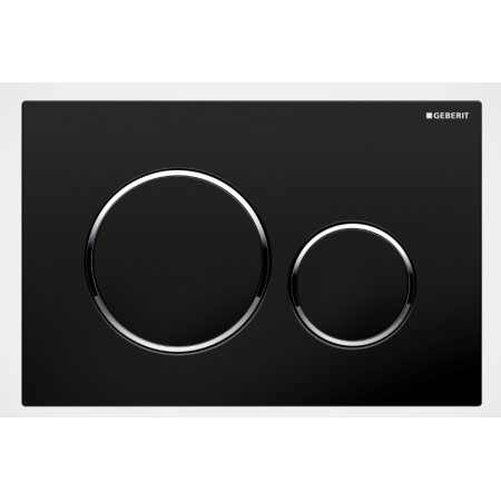 GEBERIT SIGMA 20 BETÄTIGUNGSPLATTE SCHWARZ-CHROM-SCHWARZ - Online K...