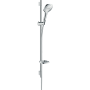 HANSGROHE RAINDANCE SELECT E SET DOCCIA 120 3JET CON ASTA DOCCIA 90 CM E PORTASAPONE CROMO