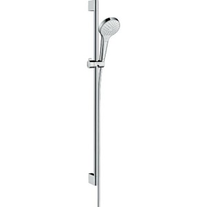 HANSGROHE CROMA SELECT E SET DOCCIA VARIO CON ASTA DOCCIA 90 CM BIANCO/CROMO