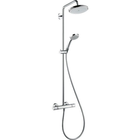 HANSGROHE CROMA SHOWERPIPE 220 1JET CON TERMOSTATICO CROMO