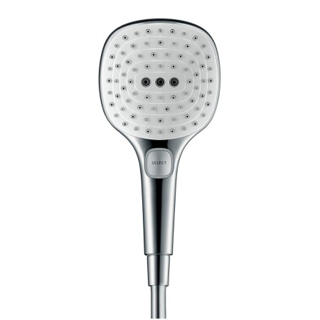 HANSGROHE RAINDANCE SELECT E DOCCETTA 120 3 JET BIANCO/CROMO