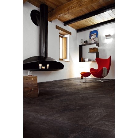 REX CERAMICHE ARDOISE NOIR MATT 120X120 RETTIFICATO 6mm