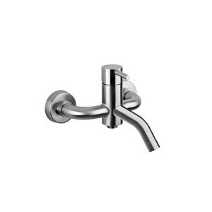 PAFFONI STEEL MISCELATORE VASCA ESTERNO S/SET DOCCIA IN ACCIAIO