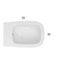 GLOBO GENESIS BIDET SOSPESO 55.36