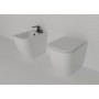 GSG BRIO BIDET A TERRA FILO PARETE BIANCO OPACO