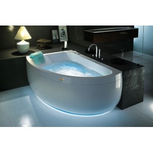 JACUZZI® AQUASOUL OFFSET 150X100X57 H cm BIANCO LUCIDA