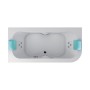 JACUZZI® AQUASOUL DOUBLE VASCA IDROMASSAGGIO 190X90X57 H BIANCO LUCIDO