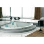 JACUZZI® AQUASOUL CORNER 155X155X57 H cm VASCA IDROMASSAGGIO BIANCO LUCIDO
