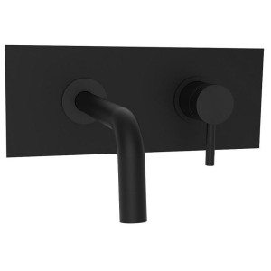 PAFFONI LIGHT MISCELATORE INCASSO LAVABO 17,8CM C/PIASTRA NERO OPACO