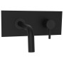 PAFFONI LIGHT MISCELATORE INCASSO LAVABO 17,8CM C/PIASTRA NERO OPACO