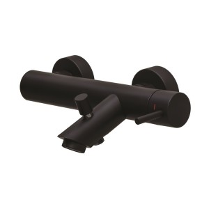 PAFFONI LIGHT MISCELATORE VASCA ESTERNO S/SET DOCCIA NERO OPACO