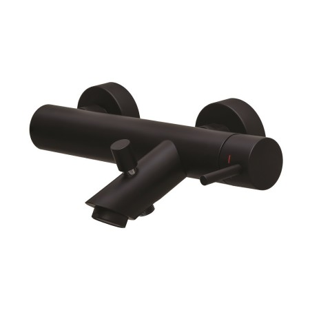 PAFFONI LIGHT MISCELATORE VASCA ESTERNO S/SET DOCCIA NERO OPACO