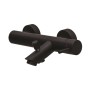 PAFFONI LIGHT MISCELATORE VASCA ESTERNO S/SET DOCCIA NERO OPACO