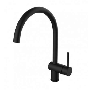 PAFFONI LIGHT MISCELATORE LAVELLO C/CANNA ORIENTABILE NERO OPACO