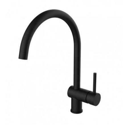 PAFFONI LIGHT MISCELATORE LAVELLO C/CANNA ORIENTABILE NERO OPACO